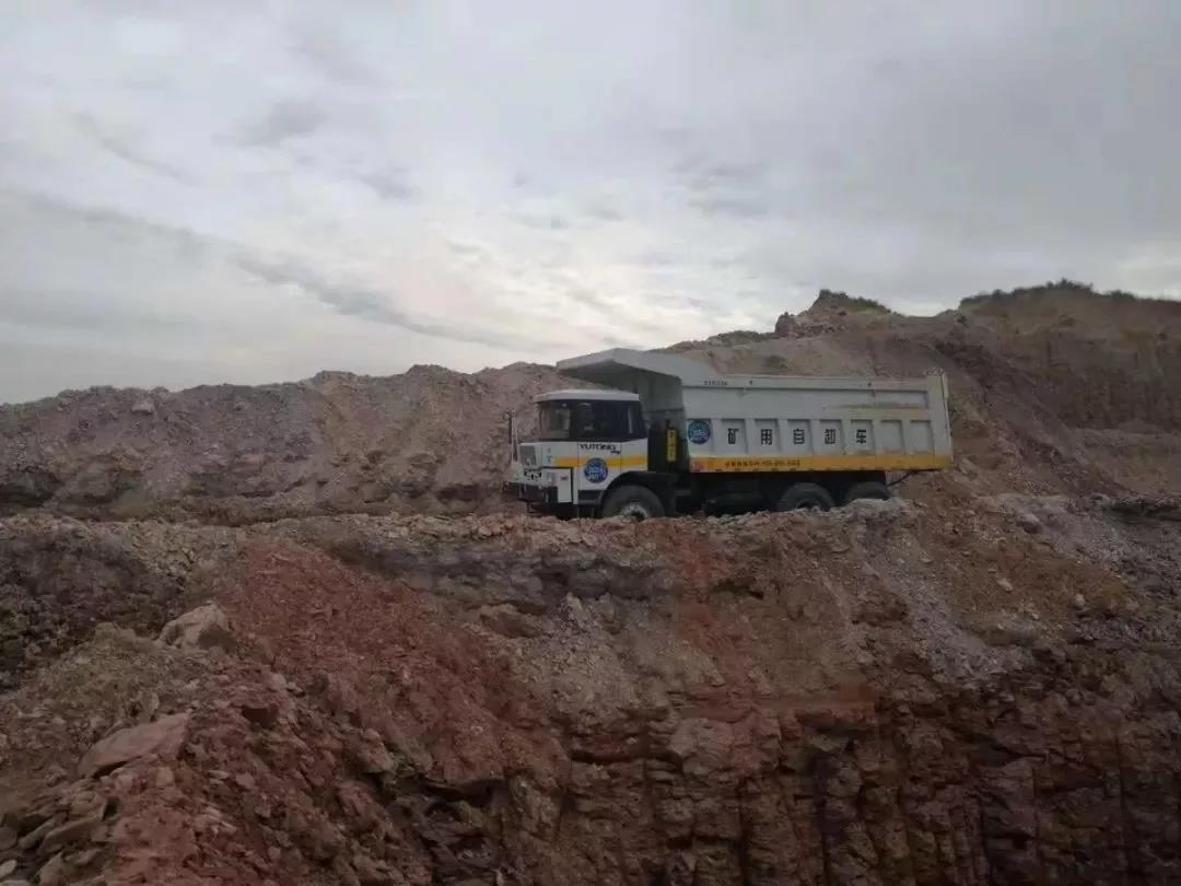 壹定发重装纯电动矿用车内蒙试车